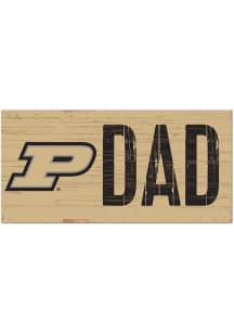 Black Purdue Boilermakers DAD Sign