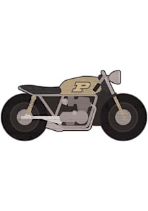 Purdue Boilermakers Motorcycle Cutout Sign - Black