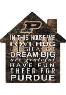 Purdue Boilermakers 12 inch House Sign