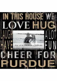 Purdue Boilermakers In This House 10x10 Picture Frame