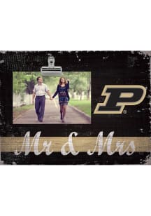 Purdue Boilermakers Mr and Mrs Clip Picture Frame