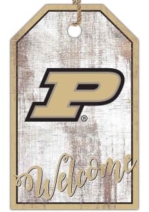 Purdue Boilermakers Welcome Team Tag Sign