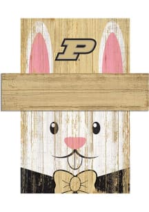 Purdue Boilermakers Easter Bunny Head Sign