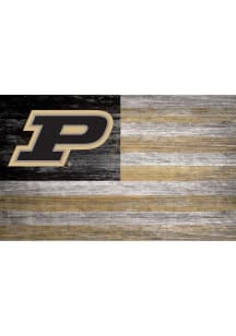 Purdue Boilermakers Distressed Flag Picture Frame