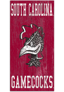South Carolina Gamecocks Heritage Logo 6x12 Sign