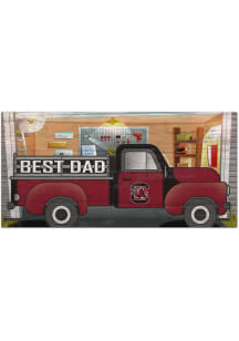South Carolina Gamecocks Best Dad Truck Sign