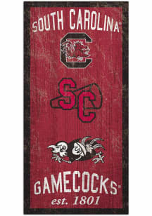 South Carolina Gamecocks Heritage 6x12 Sign
