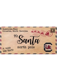 South Carolina Gamecocks To Santa Sign