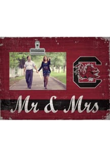 South Carolina Gamecocks Mr and Mrs Clip Picture Frame