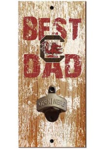 South Carolina Gamecocks Best Dad Bottle Opener Sign