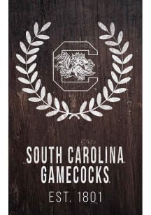 South Carolina Gamecocks Laurel Wreath Sign