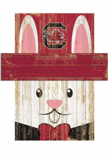 South Carolina Gamecocks Easter Bunny Head Sign