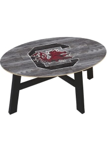 South Carolina Gamecocks Distressed Wood Red Coffee Table