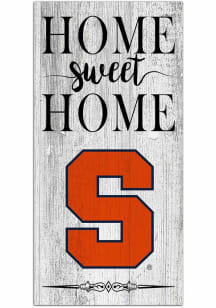 Syracuse Orange Home Sweet Home Whitewashed Sign
