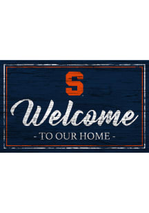 Syracuse Orange Welcome to our Home 6x12 Sign