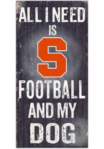 Syracuse Orange Football and My Dog Sign