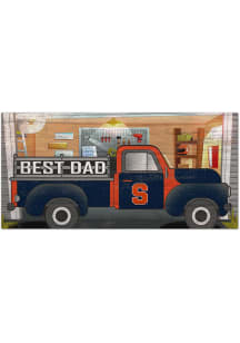 Syracuse Orange Best Dad Truck Sign