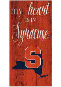 Syracuse Orange My Heart State Sign