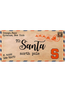 Syracuse Orange To Santa Sign
