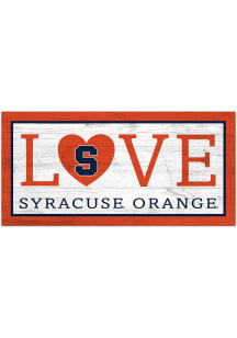 Syracuse Orange Love 6x12 Sign