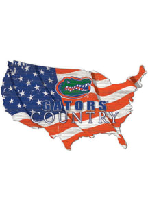 Florida Gators USA Shape Flag Cutout Sign