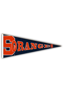 Syracuse Orange Wood Pennant Sign