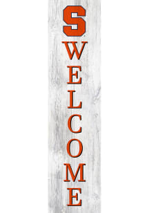 Syracuse Orange 24 Inch Welcome Leaner Sign