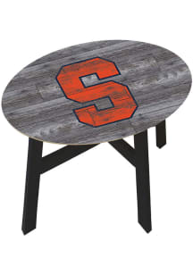 Syracuse Orange Logo Heritage Side Orange End Table