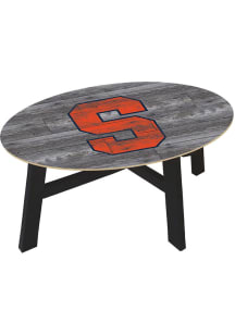 Syracuse Orange Distressed Wood Orange Coffee Table
