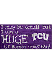 TCU Horned Frogs Huge Fan Sign - Purple