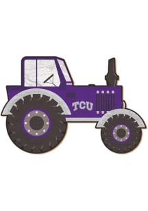 TCU Horned Frogs Tractor Cutout Sign