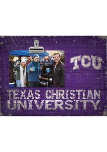 TCU Horned Frogs Team Clip Picture Frame