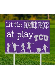 TCU Horned Frogs Little Fans at Play Yard Sign