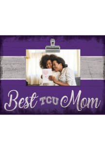 TCU Horned Frogs Best Mom Clip Picture Frame