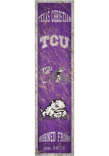 TCU Horned Frogs Heritage Banner 6x24 Sign
