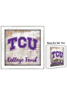 TCU Horned Frogs College Fund Box Sign