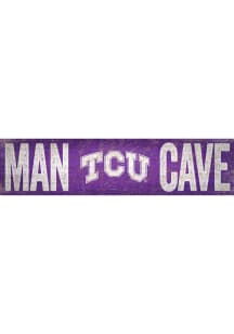 TCU Horned Frogs Man Cave 6x24 Sign