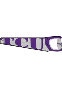 TCU Horned Frogs Wood Handsaw Sign