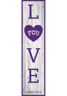 TCU Horned Frogs 24 Inch Love Leaner Sign