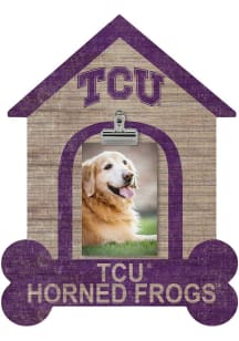 TCU Horned Frogs Dog Bone House Clip Picture Frame