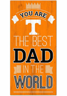 Tennessee Volunteers Best Dad in the World Sign
