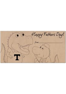 Tennessee Volunteers Fathers Day Coloring Sign