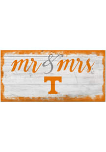 Tennessee Volunteers Script Mr and Mrs Sign