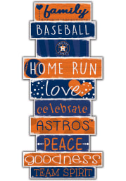 Houston Astros Celebrations Stack 24 Inch Sign