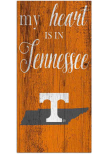 Tennessee Volunteers My Heart State Sign