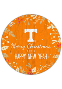Tennessee Volunteers Merry Christmas and New Year Circle Sign
