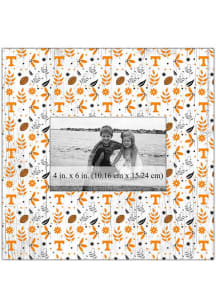 Tennessee Volunteers Floral Pattern Picture Frame