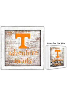 Tennessee Volunteers Adventure Awaits Box Sign - Orange