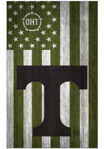 Tennessee Volunteers 11x19 OHT Military Flag Sign