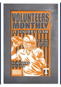 Tennessee Volunteers 11x19 Framed Monthly Sign